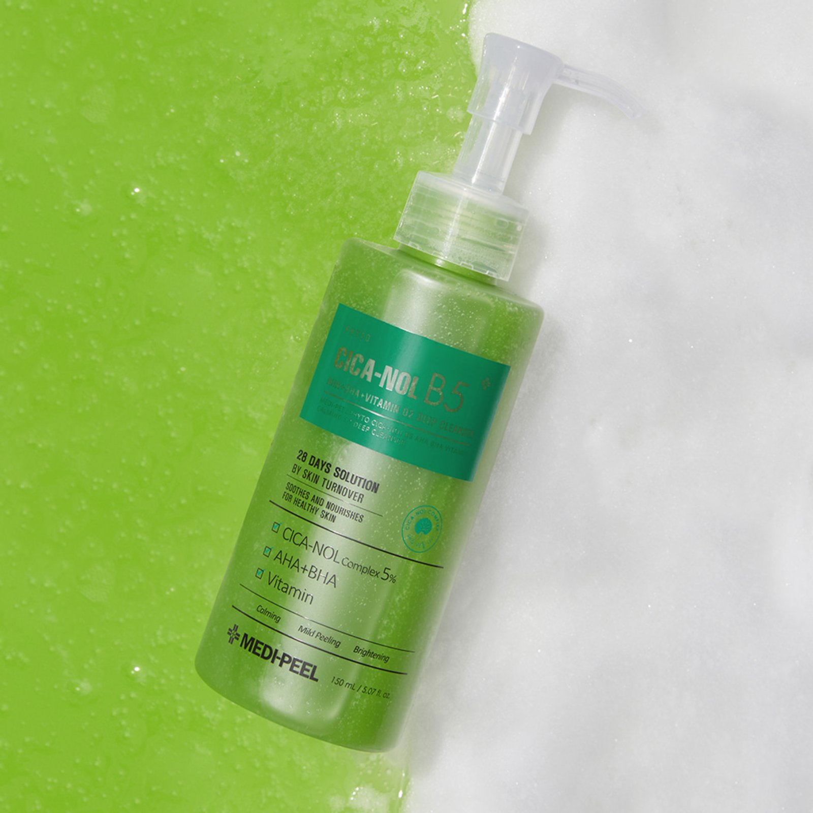 MEDI-PEEL Phyto Cica-Nol B5 AHABHA Vitamin Calming O2 Deep Cleanser (150ml)