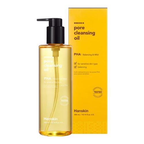 HANSKIN Cleansing Oil & Blackhead PHA υδρόφιλο λάδι για ευαίσθητο δέρμα (300ml)