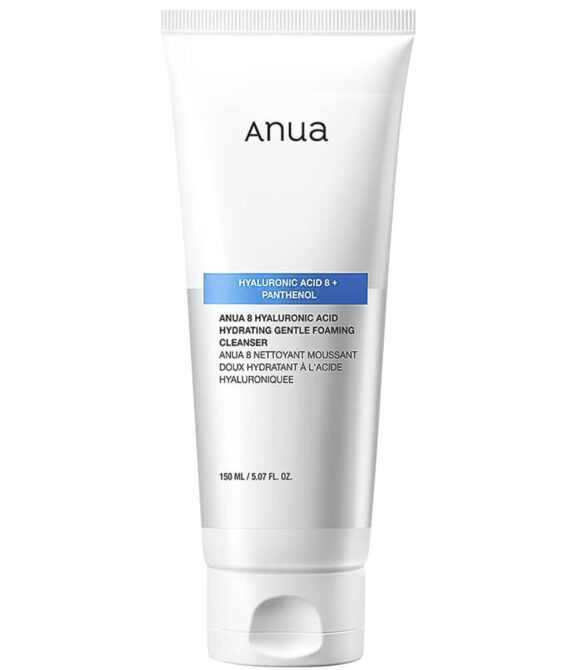 Anua 8 Hyaluronic Acid Hydrating Gentle Foaming Cleanser (150ml)