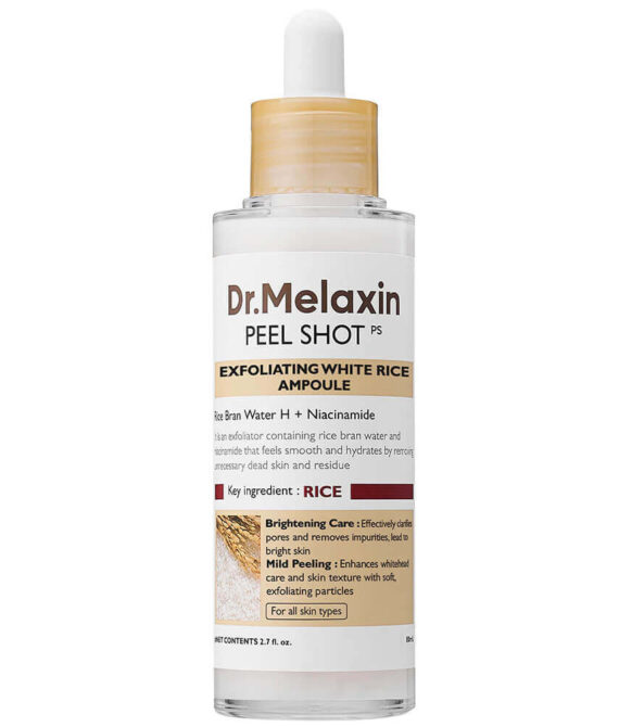 Dr.Melaxin Peel Shot Exfoliating White Rice Ampoule (80ml)