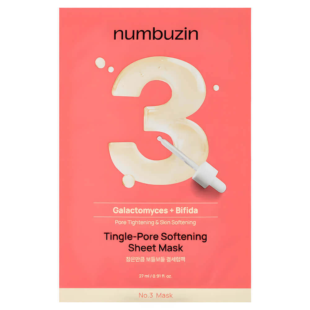 Νumbuzin No.3 Tingle-pore Softening Sheet Mask