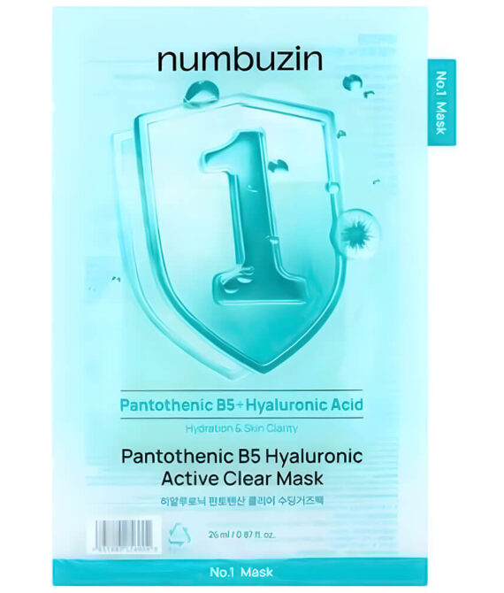 Numbuzin No.1 Pantothenic B5 Hyaluronic Active Clear Mask
