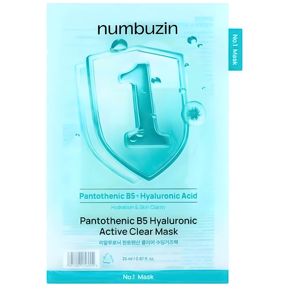 Numbuzin No.1 Pantothenic B5 Hyaluronic Active Clear Mask