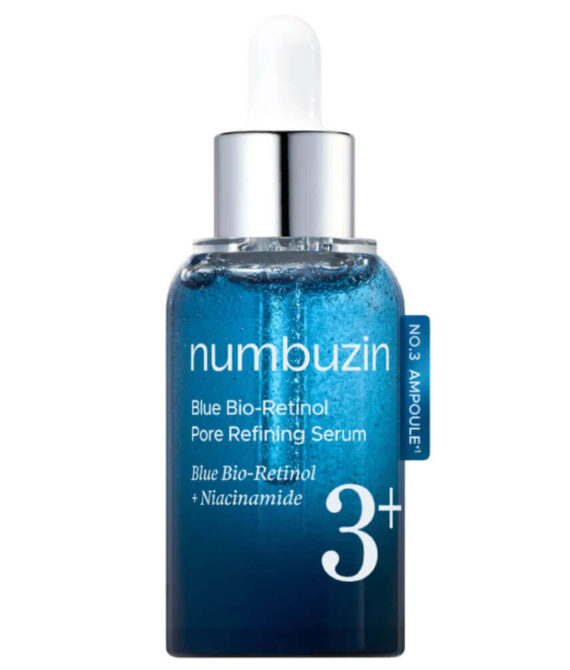 Νumbuzin No.3 Blue Bio-Retinol Pore Refining Serum (30ml)