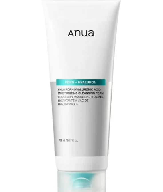 Anua PDRN Hyaluronic Acid Moisturizing Cleansing Foam (150ml)