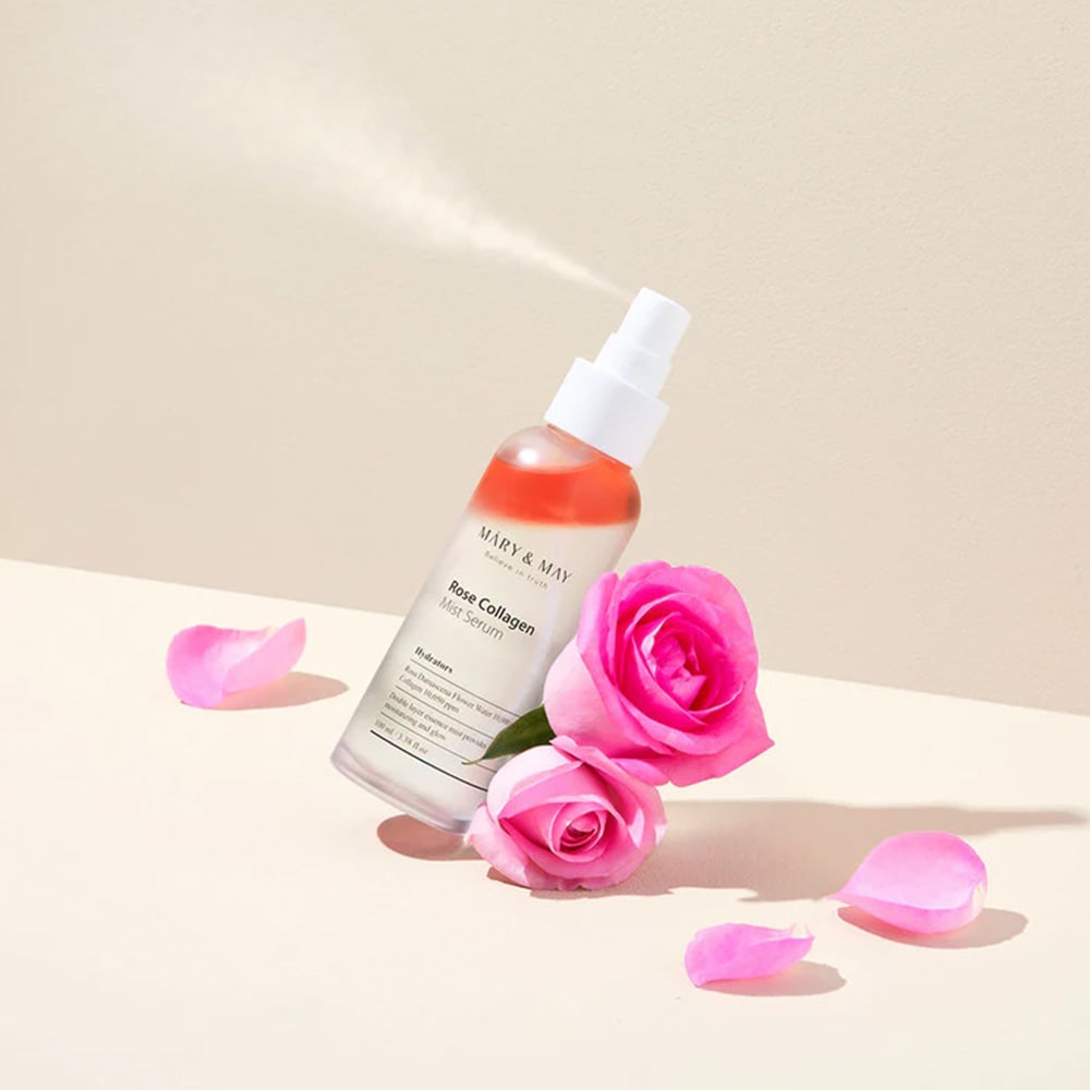 Mary & May Rose Collagen Mist Serum (100ml) - Image 3